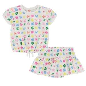 Calvin Klein colorful 2 pc skirt set NWT